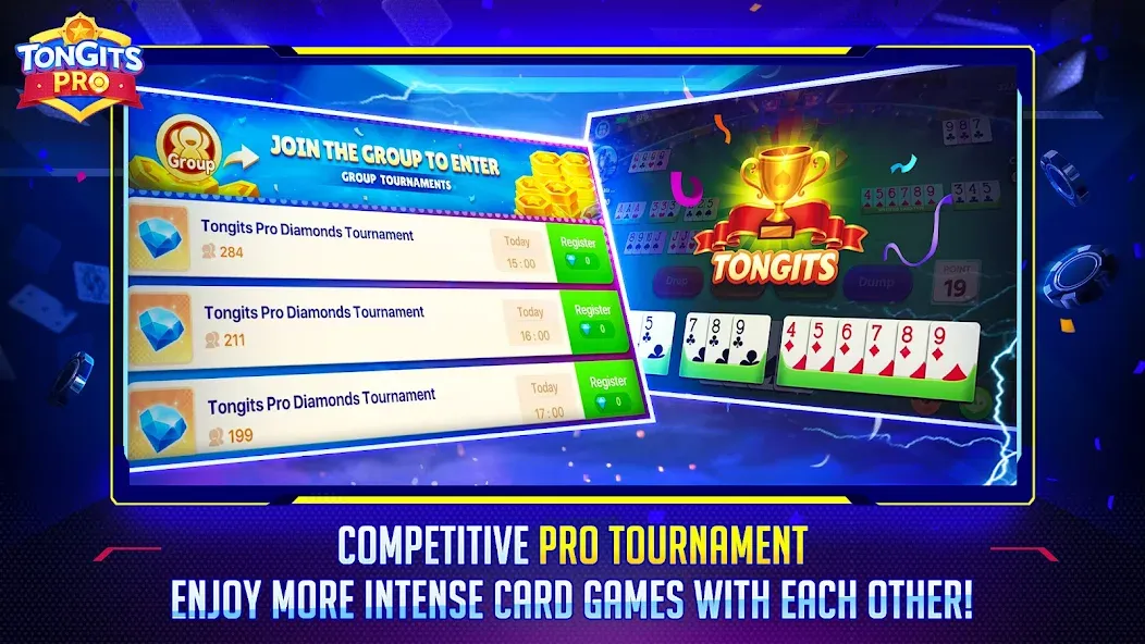 Tongits Pro (Тонгитс Про) [МОД Меню] Screenshot 3