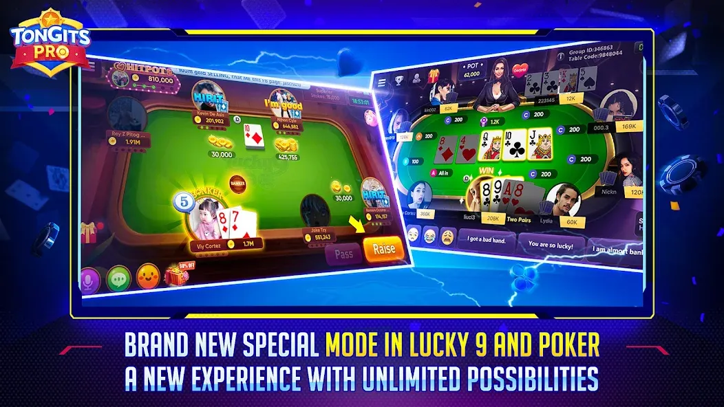 Tongits Pro (Тонгитс Про) [МОД Меню] Screenshot 5