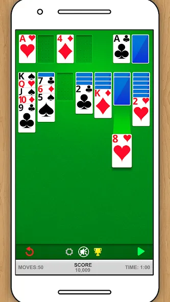 SOLITAIRE CLASSIC CARD GAME [МОД Много денег] Screenshot 2