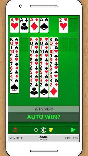 SOLITAIRE CLASSIC CARD GAME [МОД Много денег] Screenshot 3