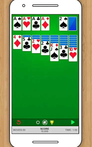 SOLITAIRE CLASSIC CARD GAME [МОД Много денег] Screenshot 5