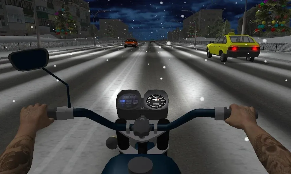Russian Moto Traffic Rider 3D [МОД Unlocked] Screenshot 5
