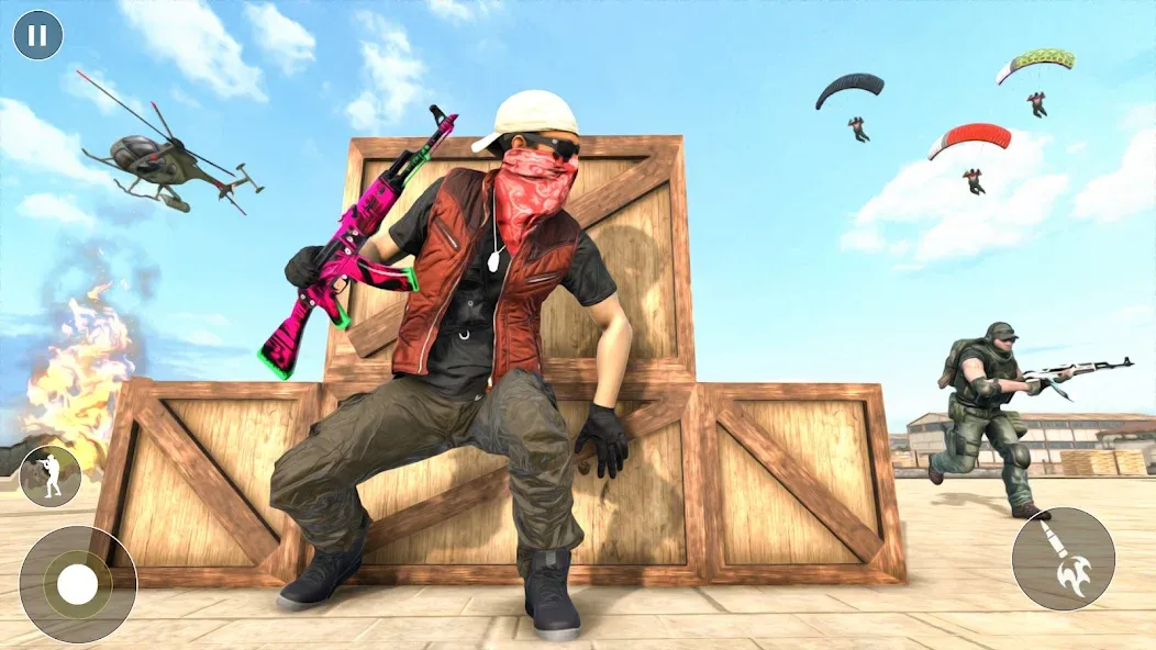 Battlegrounds Fire Squad War [МОД Mega Pack] Screenshot 1