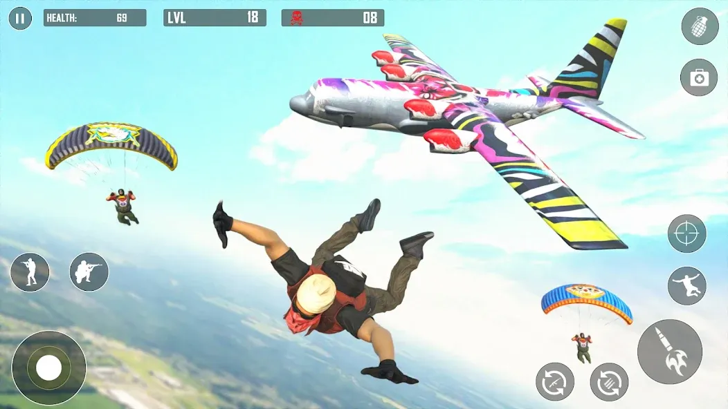 Battlegrounds Fire Squad War [МОД Mega Pack] Screenshot 2