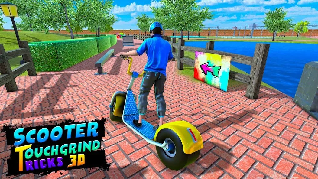 BMX Air Skate Scooter Tricks [МОД Все открыто] Screenshot 5