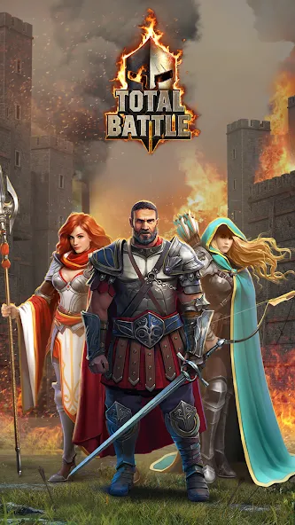 Total Battle: Strategy Games (Тотал Батл) [МОД Бесконечные монеты] Screenshot 1