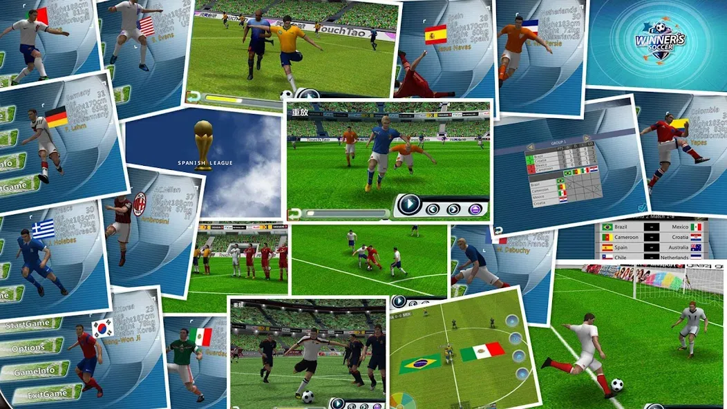 Winner Soccer Evo Elite [МОД Unlimited Money] Screenshot 1