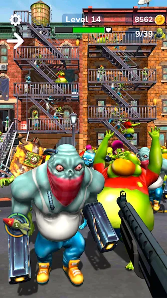 Tower Gunner: Zombie Shooter (Тауэр Ганнер) [МОД Menu] Screenshot 1