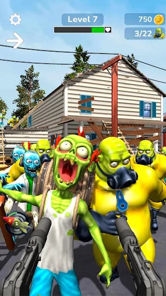 Tower Gunner: Zombie Shooter (Тауэр Ганнер) [МОД Menu] Screenshot 2