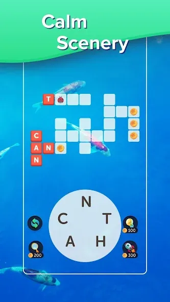 Puzzlescapes Word Search Games (Паззлскейпс Ворд Срч Геймс) [МОД Unlocked] Screenshot 4
