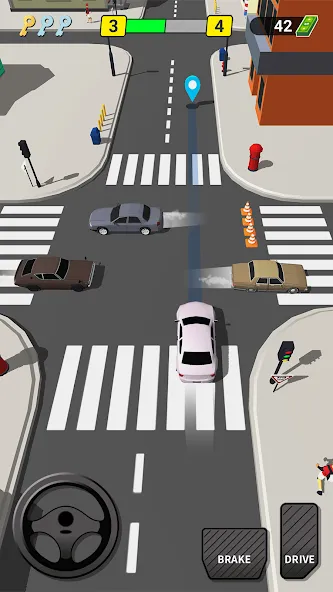 Pick Me Up 3D: Taxi Game (Пик Ми Ап 3Д) [МОД Все открыто] Screenshot 1