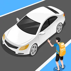 Взломанная Pick Me Up 3D: Taxi Game (Пик Ми Ап 3Д)  [МОД Все открыто]