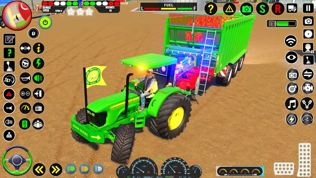 Tractor Farming Games 2023 [МОД Все открыто] Screenshot 2