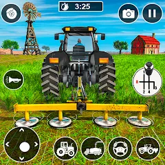 Скачать взломанную Real Tractor Driving Games (Риал Трактор Драйвинг Геймс)  [МОД Много денег]
