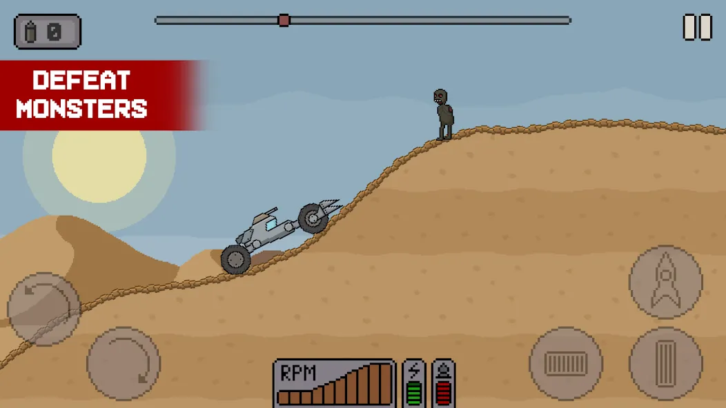 Death Rover: Space Zombie Race (Дэт Ровер) [МОД Unlimited Money] Screenshot 2