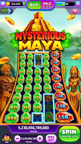 Spin To Rich - Vegas Slots (Спин Ту Рич) [МОД Много денег] Screenshot 5