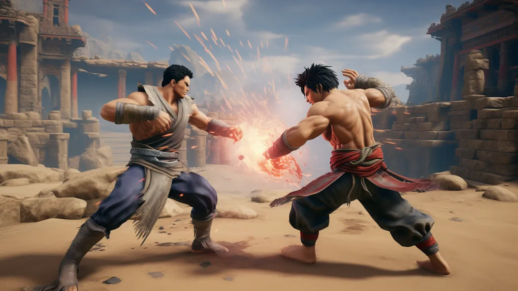 Kung Fu Karate Fight Game (Кунгфу карате бой оффлайн) [МОД Все открыто] Screenshot 3