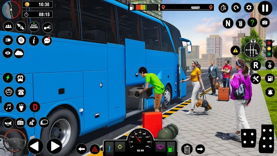 Coach Bus Games: Bus Simulator (Коуч Бас Геймс) [МОД Бесконечные деньги] Screenshot 4