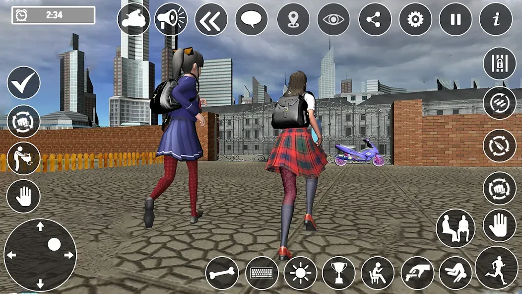 High School Boy Virtual Life [МОД Бесконечные монеты] Screenshot 4