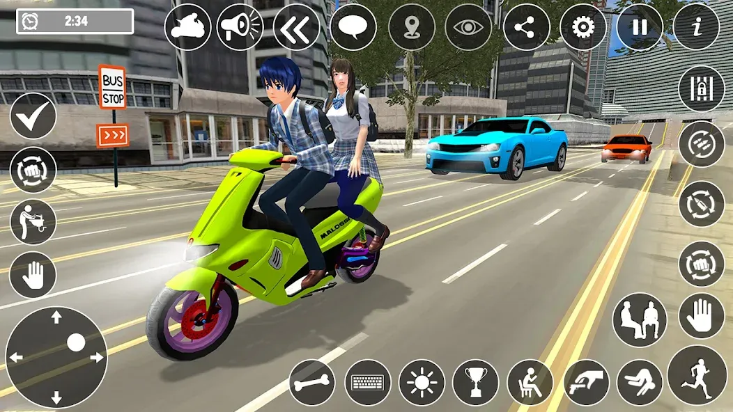 High School Boy Virtual Life [МОД Бесконечные монеты] Screenshot 5