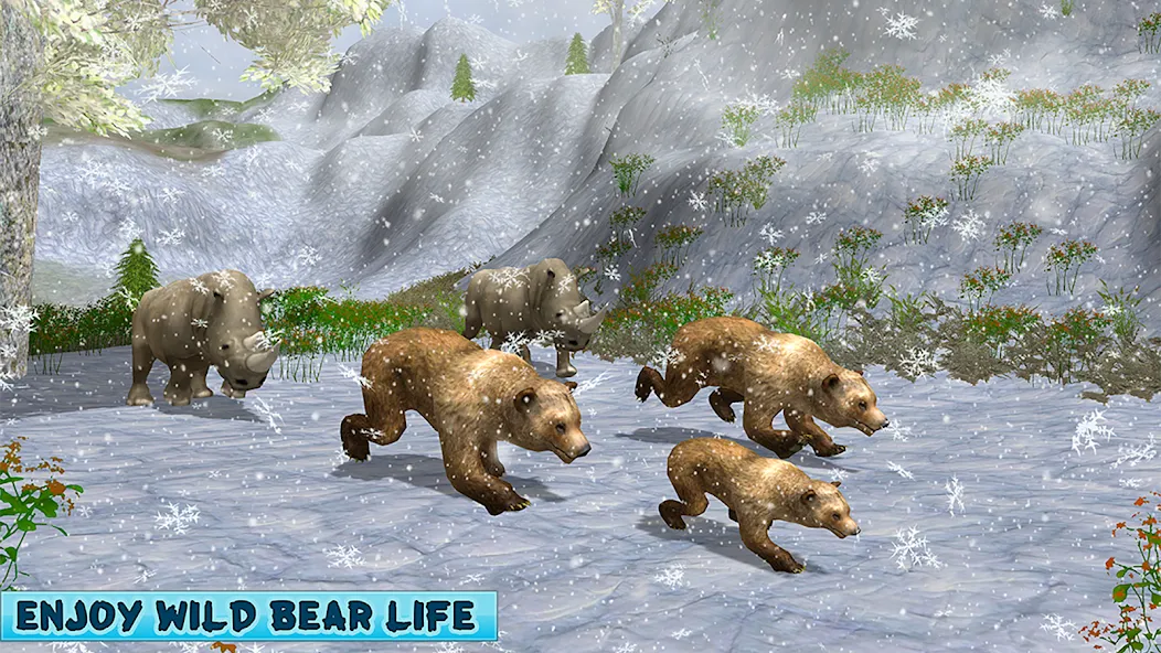 Polar Bear Family Survival [МОД Бесконечные монеты] Screenshot 5