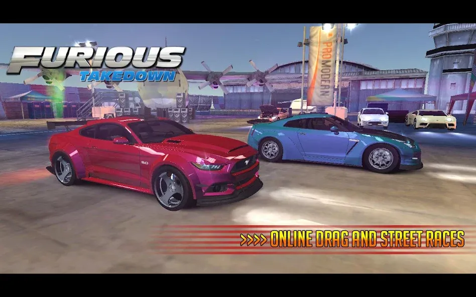 Furious: Takedown Racing (Фьюриъс) [МОД Меню] Screenshot 2