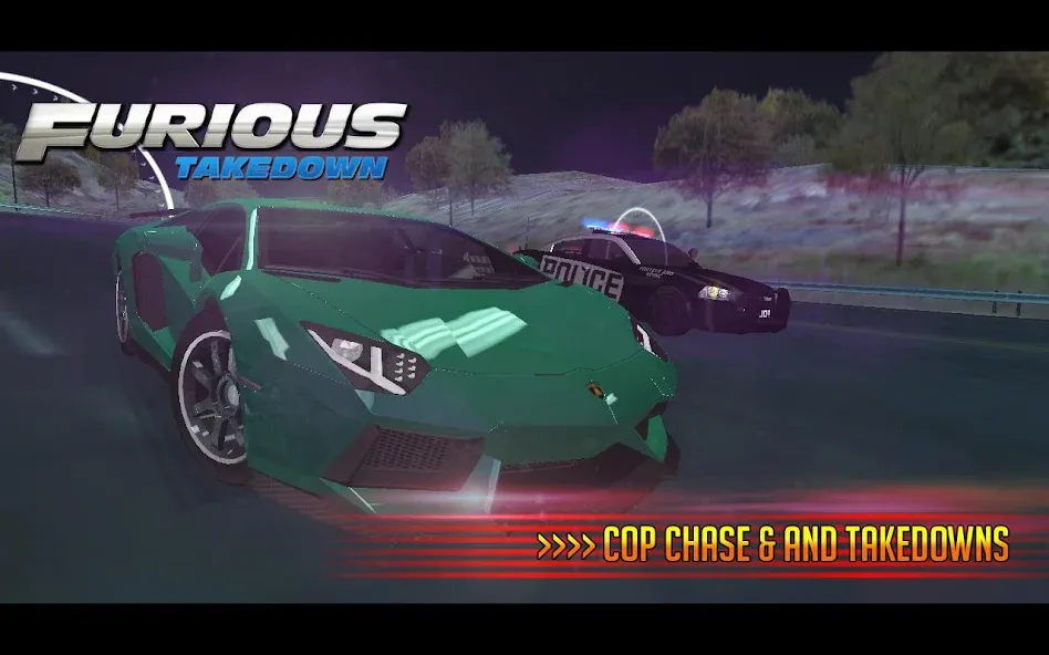 Furious: Takedown Racing (Фьюриъс) [МОД Меню] Screenshot 3