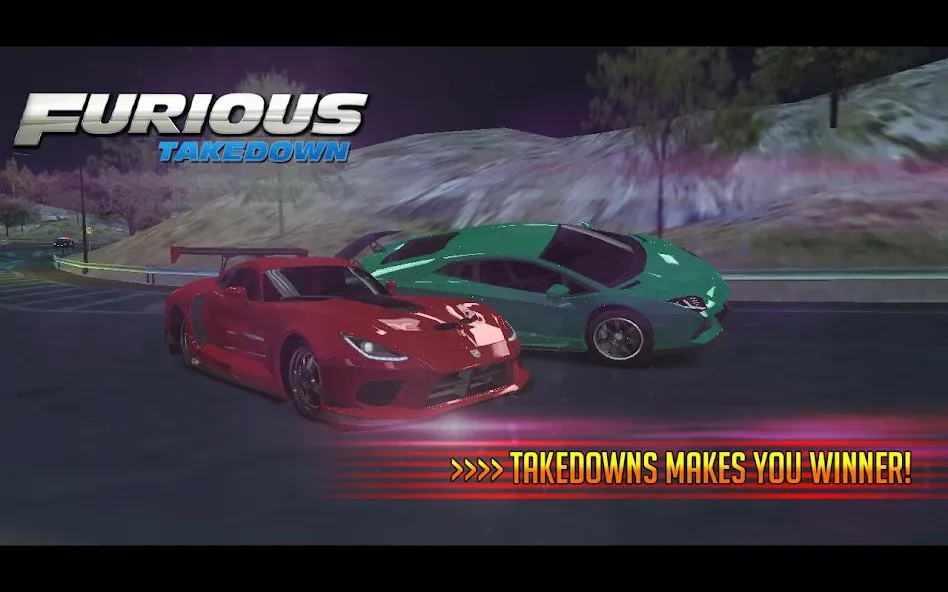 Furious: Takedown Racing (Фьюриъс) [МОД Меню] Screenshot 4