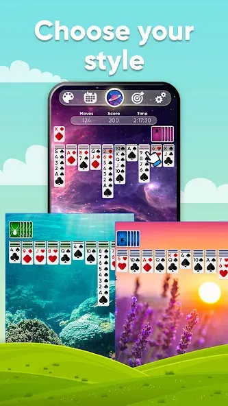 Spider Solitaire (Спайдер Солитер) [МОД Много денег] Screenshot 3