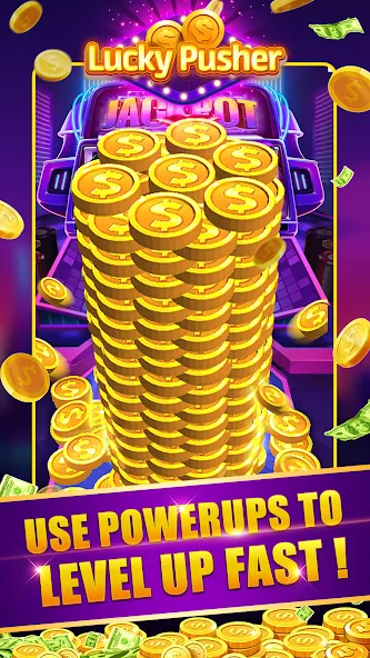 Lucky Cash Pusher Coin Games (Лаки Кэш Пушер Коин Геймс) [МОД Бесконечные деньги] Screenshot 1