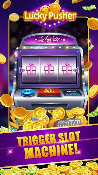 Lucky Cash Pusher Coin Games (Лаки Кэш Пушер Коин Геймс) [МОД Бесконечные деньги] Screenshot 2