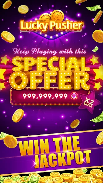 Lucky Cash Pusher Coin Games (Лаки Кэш Пушер Коин Геймс) [МОД Бесконечные деньги] Screenshot 3
