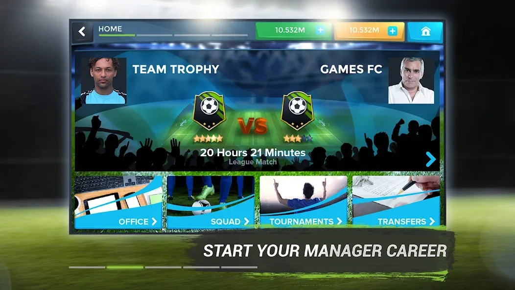 FMU - Football Manager Game (Эфэмуэй) [МОД Unlocked] Screenshot 2