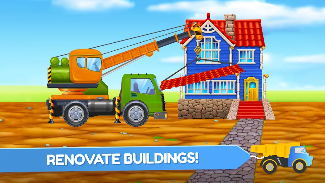 Build a House: Building Trucks [МОД Меню] Screenshot 2