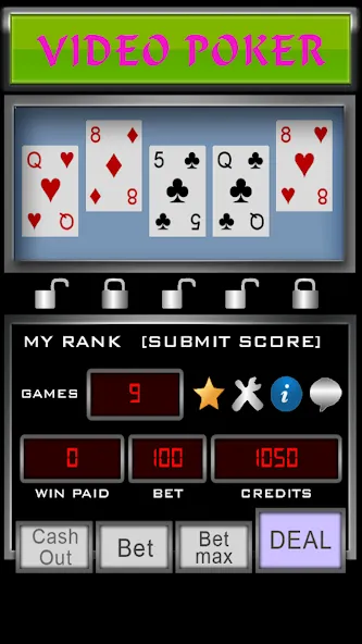 Video Poker (Видео Покер) [МОД Unlocked] Screenshot 2