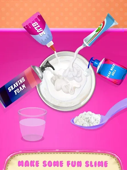 Make Fluffy Slime Maker Game [МОД Unlocked] Screenshot 2