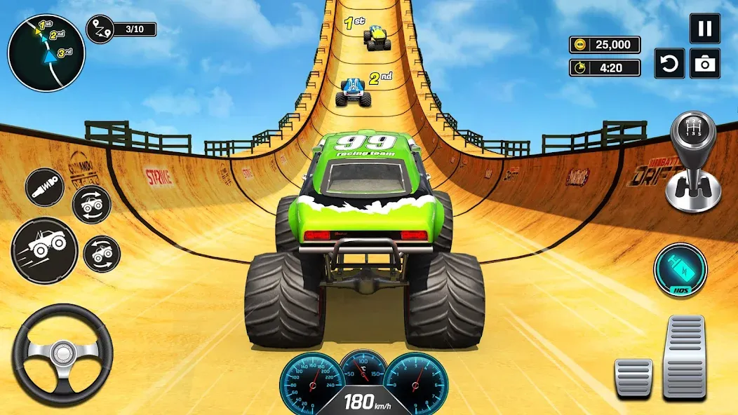 Monster Truck Games- Car Games [МОД Много монет] Screenshot 1