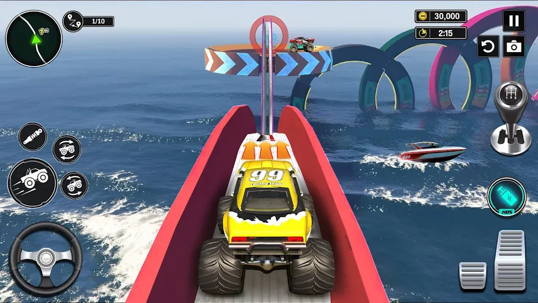 Monster Truck Games- Car Games [МОД Много монет] Screenshot 4