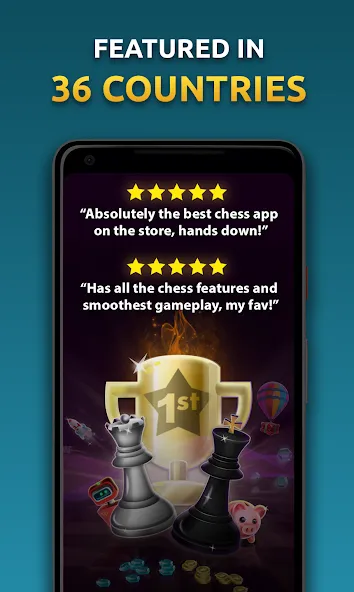 Chess Stars Multiplayer Online (Чесс Старс) [МОД Unlimited Money] Screenshot 1
