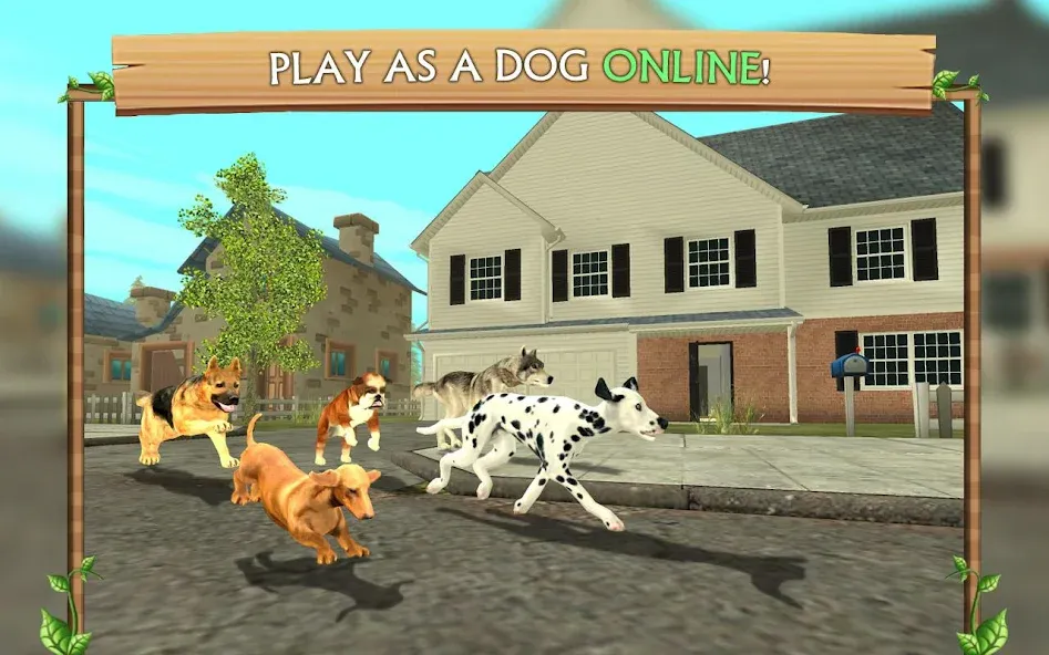 Dog Sim Online: Raise a Family [МОД Бесконечные монеты] Screenshot 1