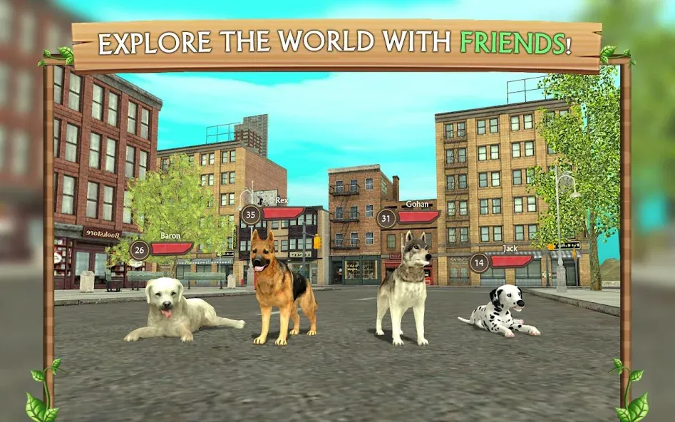 Dog Sim Online: Raise a Family [МОД Бесконечные монеты] Screenshot 4