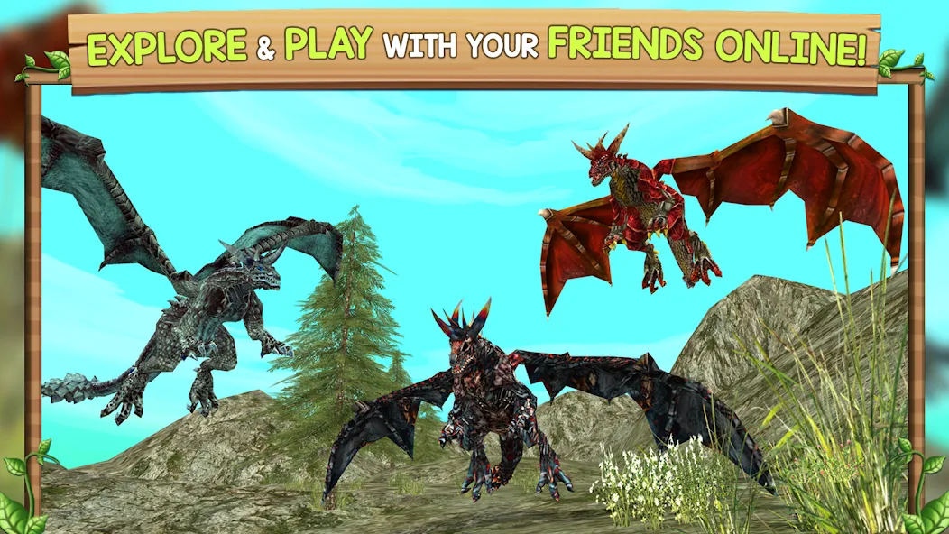 Dragon Sim Online: Be A Dragon [МОД Бесконечные монеты] Screenshot 4