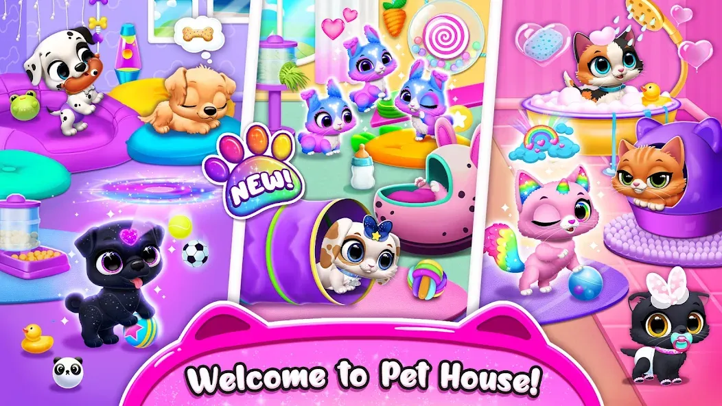 Floof - My Pet House (Флооф) [МОД Много монет] Screenshot 4