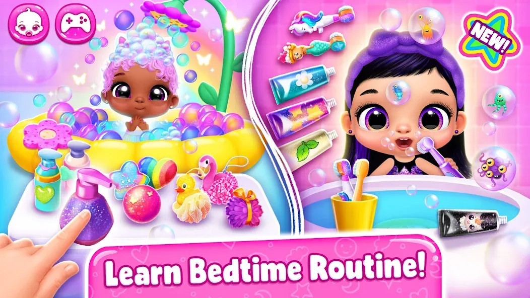 Giggle Babies - Toddler Care (Гигл Бебис) [МОД Unlocked] Screenshot 2