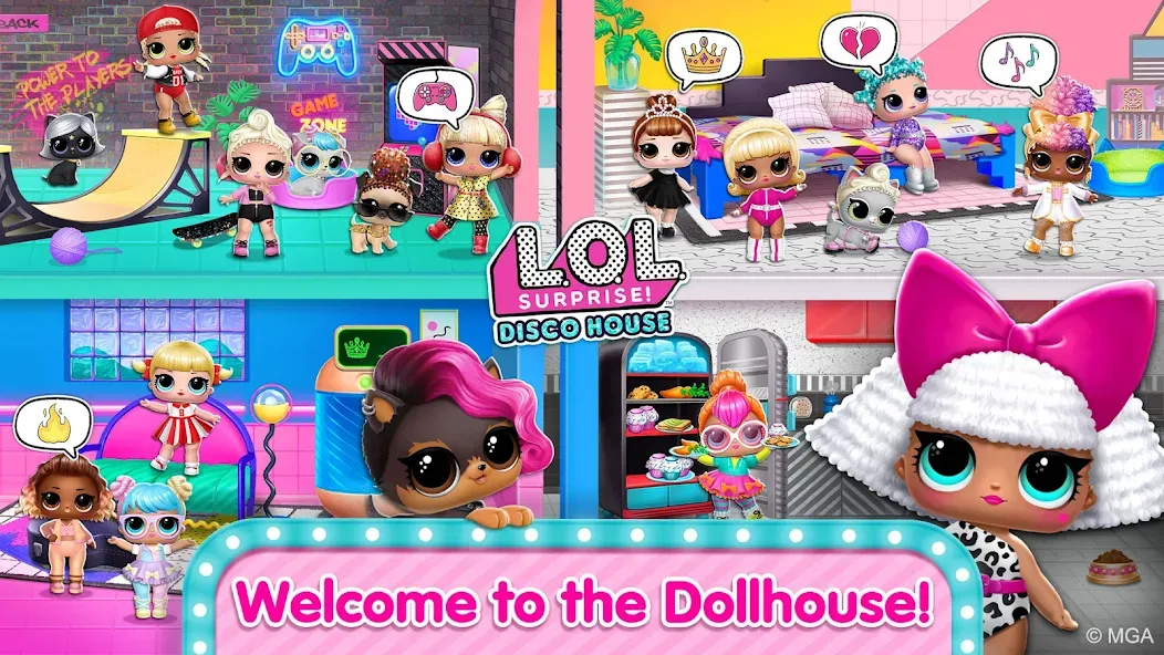 L.O.L. Surprise! Disco House [МОД Много монет] Screenshot 2