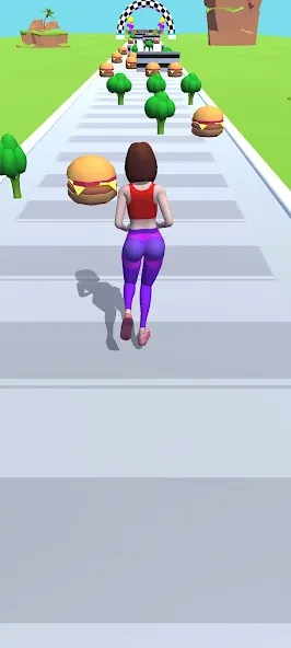 Twerk Race 3D: Belly Body Run (Тверк Рейс 3D) [МОД Unlimited Money] Screenshot 1