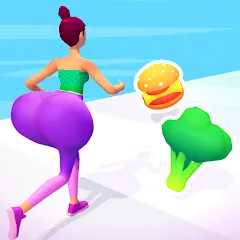 Скачать взлом Twerk Race 3D: Belly Body Run (Тверк Рейс 3D)  [МОД Unlimited Money]