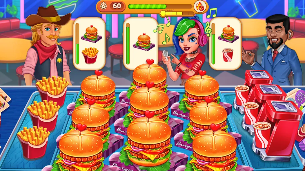 Cooking Max: Restaurant Games (Кукинг Макс) [МОД Много денег] Screenshot 4