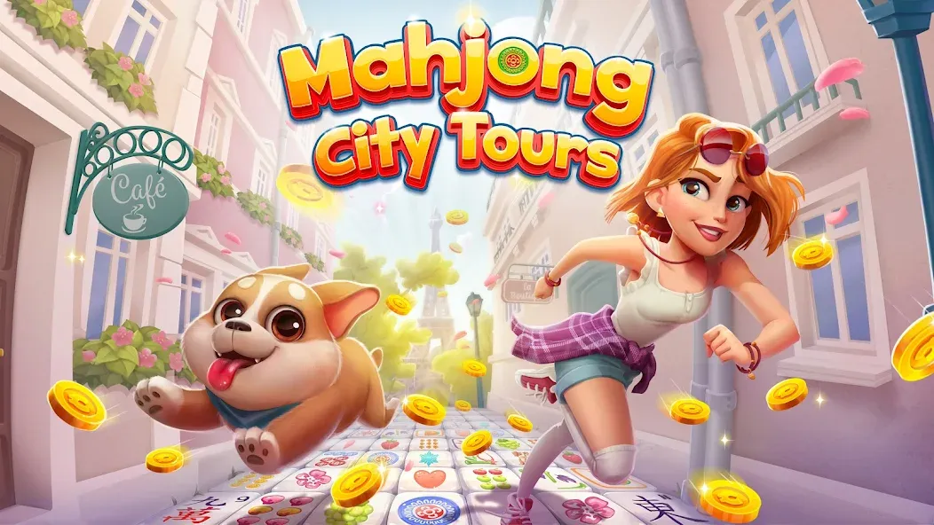 Mahjong City Tours: Tile Match (Маджонг Сити Турс) [МОД Unlocked] Screenshot 1