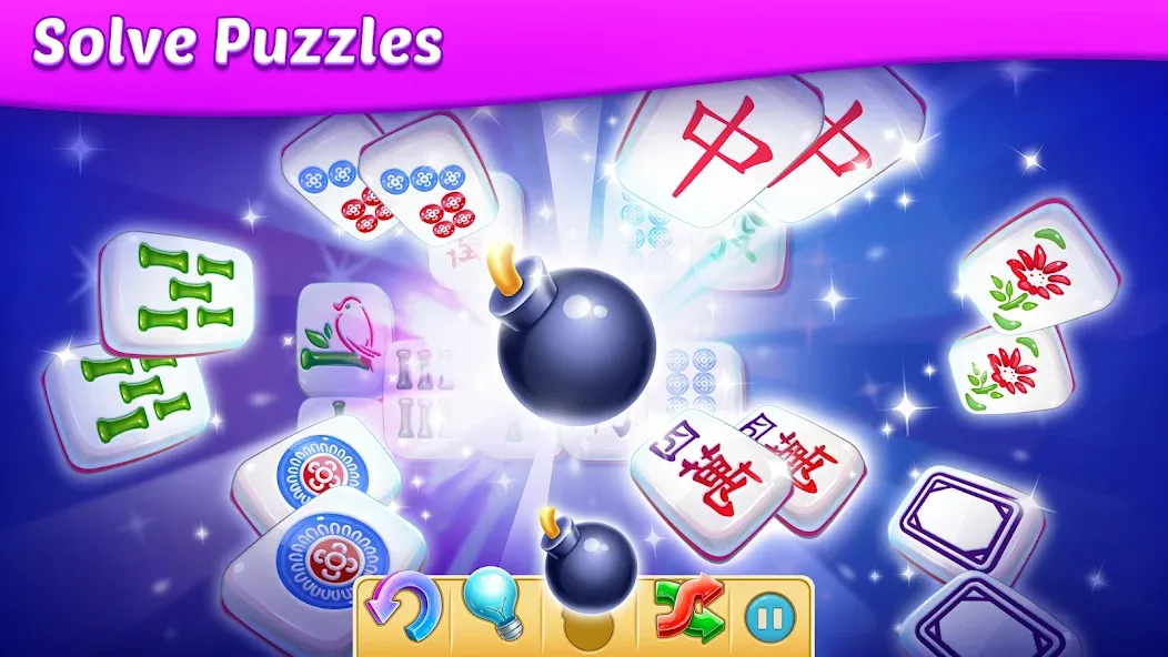 Mahjong City Tours: Tile Match (Маджонг Сити Турс) [МОД Unlocked] Screenshot 4